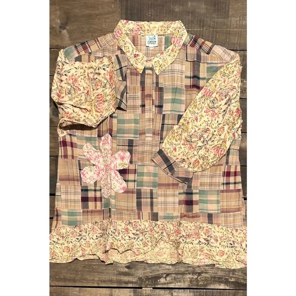 NWT Jaded Gypsy Around the Meadows Top- one size - Picture 3 of 4